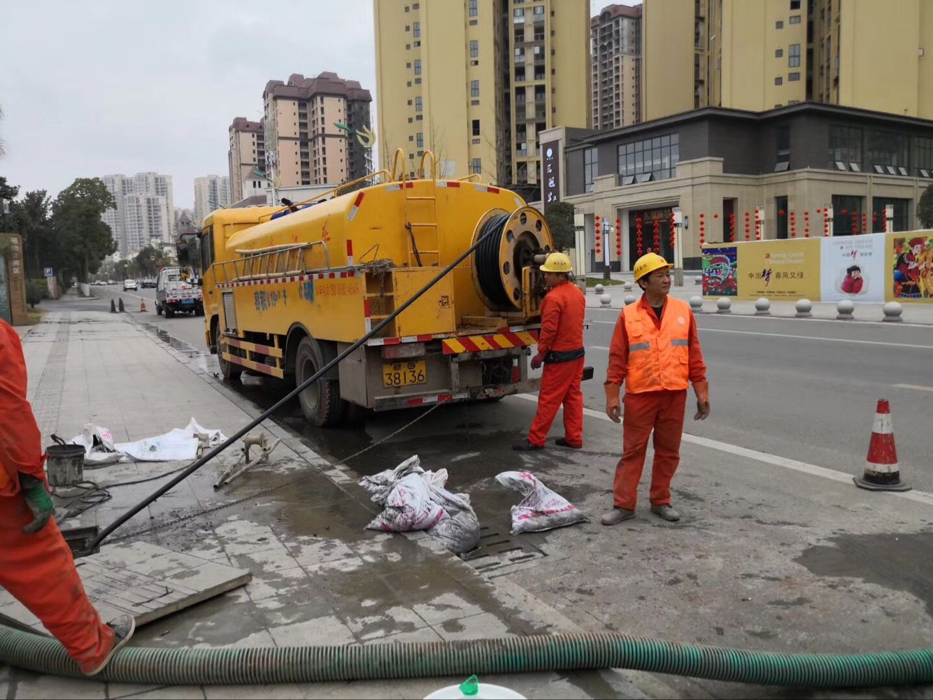 兰州排污管道清淤-管道清洗